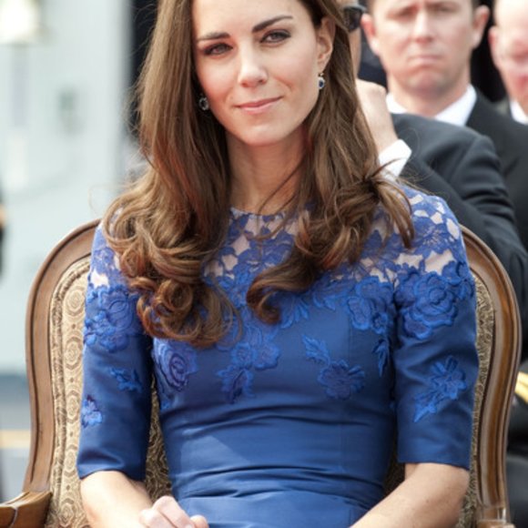 Erdem Jacquenta Blue Lace Dress - Picture 5 of 5